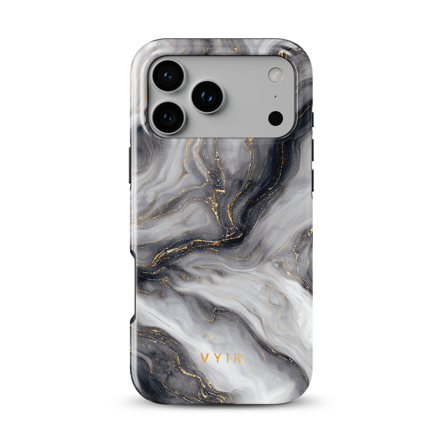 Golden Luxe Zwart - Tough MagSafe iPhone Hoesje