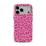 Leopard Elegance Pink - Tough MagSafe iPhone Hoesje