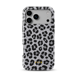 Luxe Leopard Zilver - Tough MagSafe iPhone-hoesje