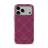 Ornate Bloom, Burgundy - Tough MagSafe iPhone-hoesje