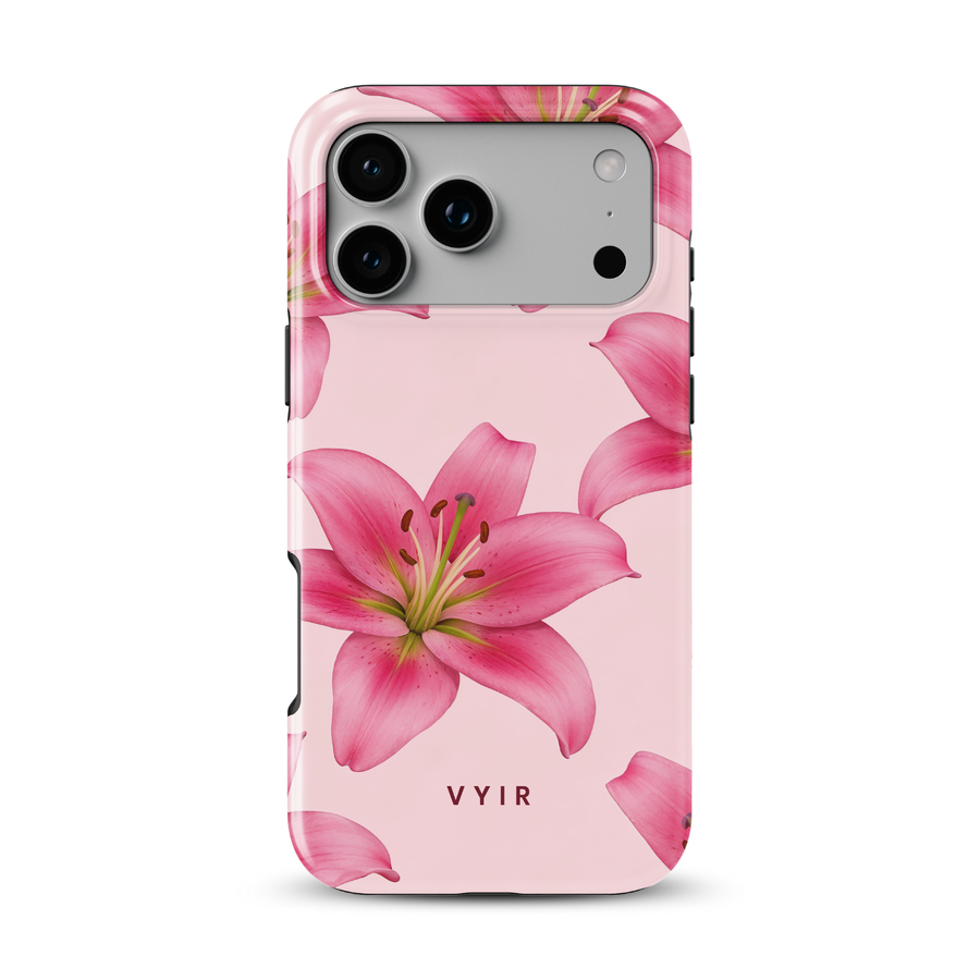 Pink Lily Bloom - Tough MagSafe iPhone Hoesje
