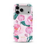 Rosy Peony Flourish - Tough MagSafe iPhone Hoesje