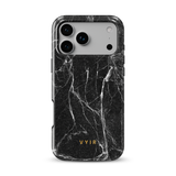 Pure Marble Black - Tough MagSafe iPhone Hoesje