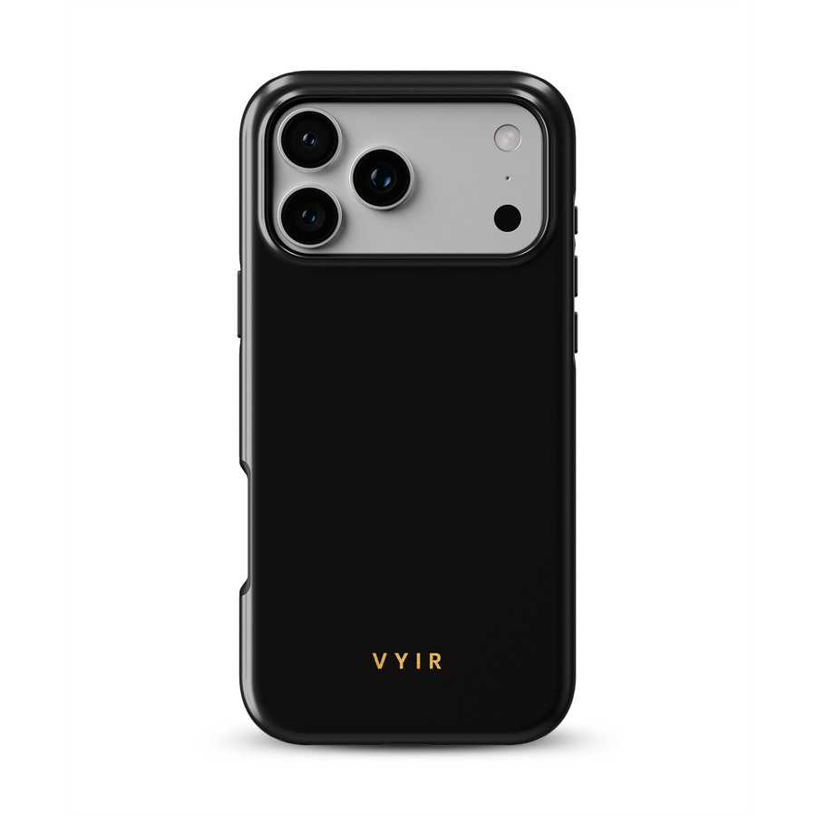 VYIR Signature Solid Colors, Zwart - Tough MagSafe iPhone Hoesje
