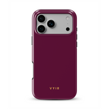 VYIR Signature Solid Colors, Bordeauxrood - Tough MagSafe iPhone Hoesje