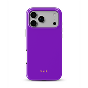 VYIR Signature Solid Colors, Purple - Shockproof MagSafe iPhone Case - VYIR