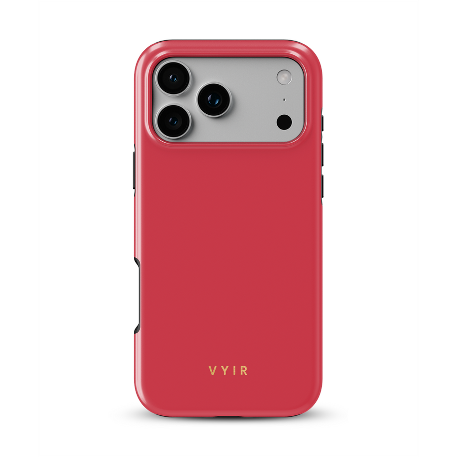 VYIR Signature Solid Colors, Red - Tough Telefoonhoesje