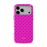 Tiny Polka Dots, Deep Pink - Tough Telefoonhoesje