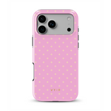 Tiny Polka Dots, Vrouwelijk roze - Tough MagSafe iPhone-hoesje