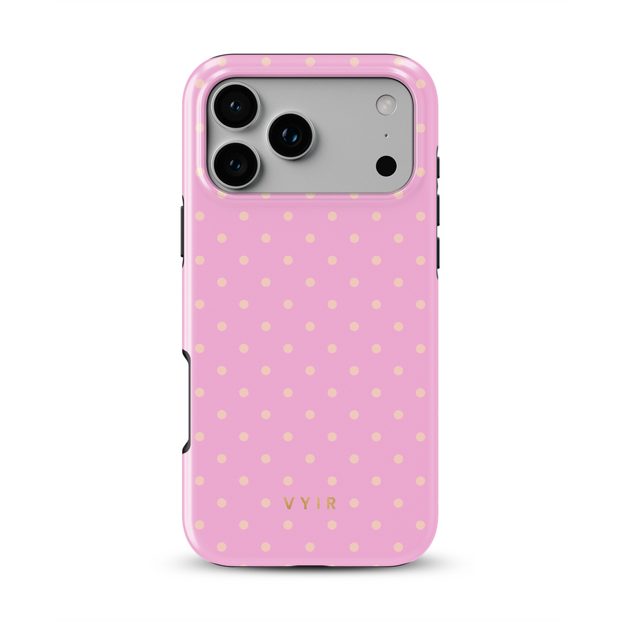 Tiny Polka Dots, Vrouwelijk roze - Tough Telefoonhoesje