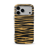 Zebra Gleam Gold - Tough MagSafe iPhone Hoesje