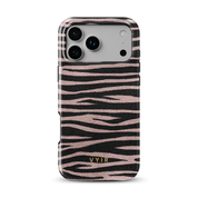 Zebra Gleam Rose Gold - Shockproof MagSafe iPhone Case - VYIR