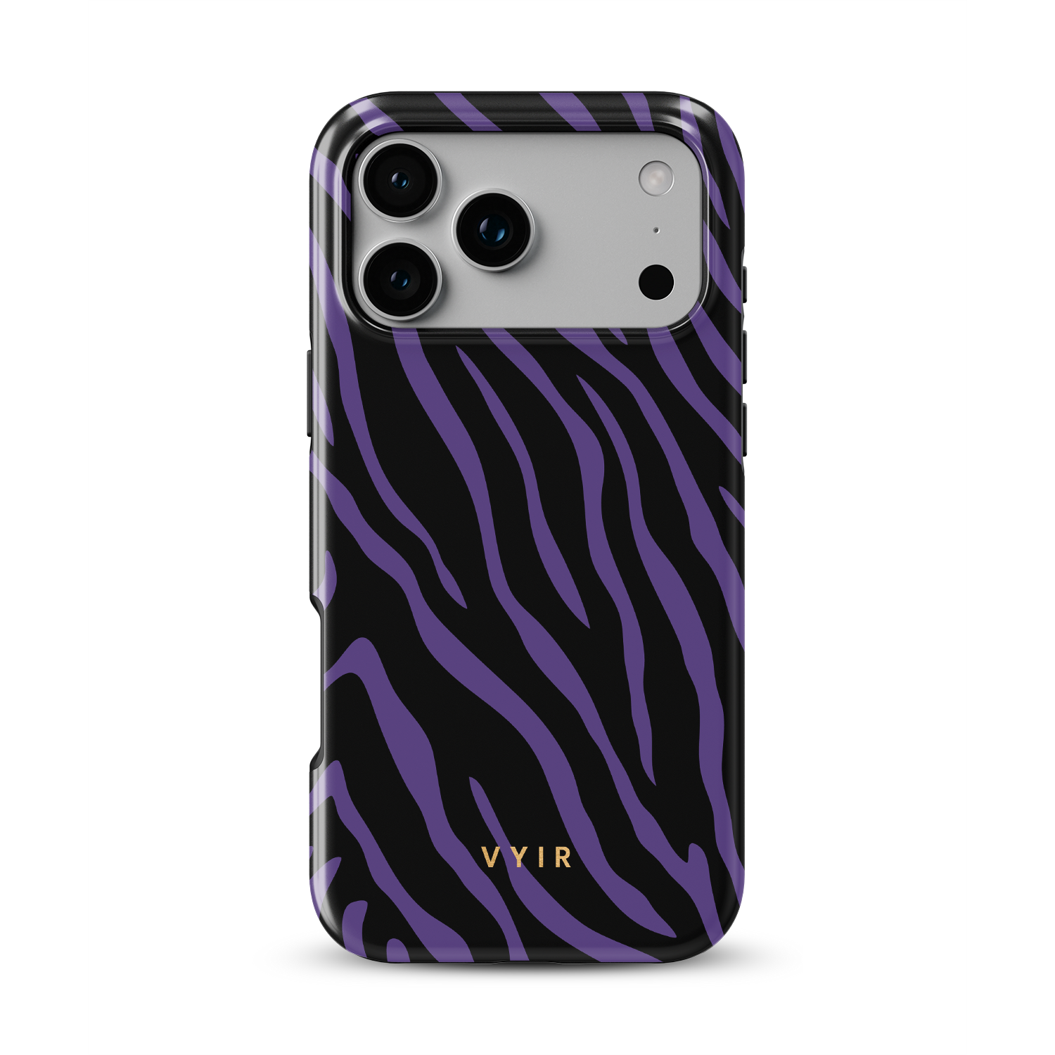 Zebra Luxe, Violet - Shockproof MagSafe iPhone Case - VYIR
