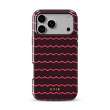 ZigZag, frambooskleurig - Tough MagSafe iPhone-hoesje