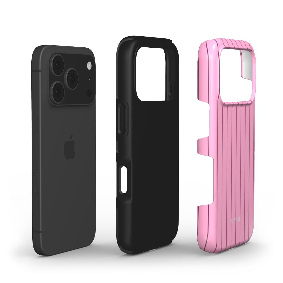 Vertical Stripes, Blush Pink - Shockproof Phone Case - VYIR
