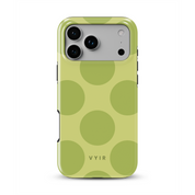 Big Polka Dots, Pistachio - Shockproof iPhone Case - VYIR