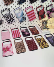 Pink Hibiscus Glow - Tough Telefoonhoesje